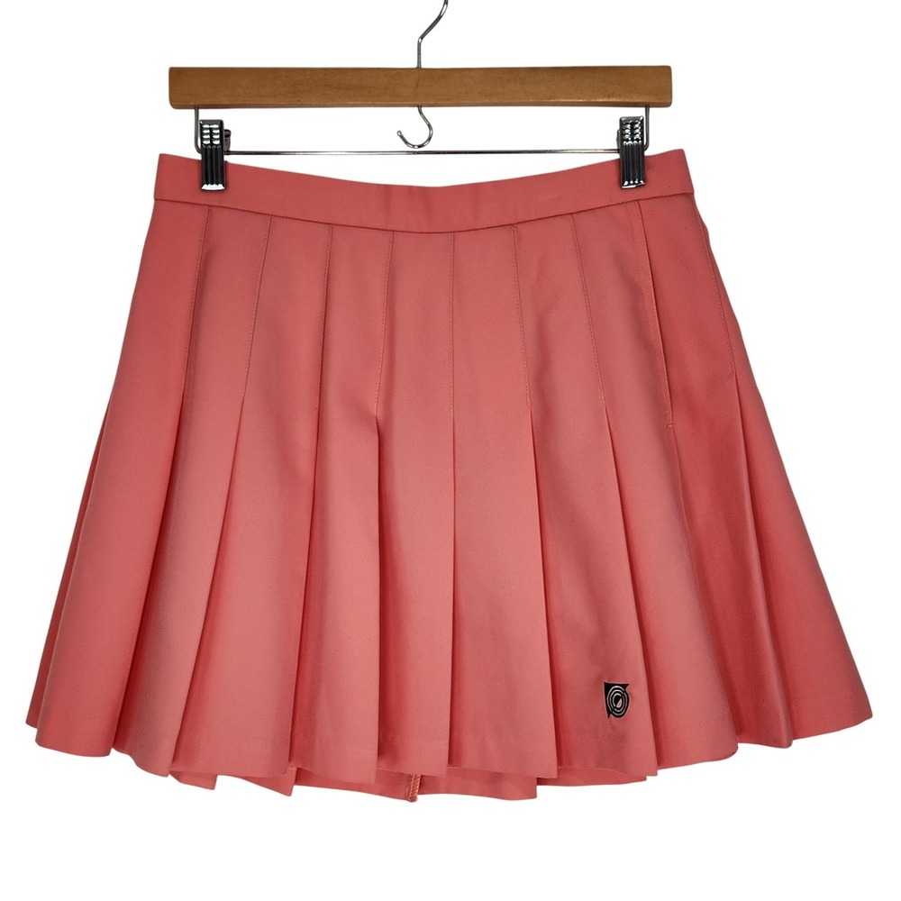 Jamie Sadock Womens Coral Pink Pleated Golf Tennis Skirt Size 12 Mini‎